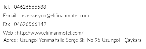 Elif nan Motel telefon numaralar, faks, e-mail, posta adresi ve iletiim bilgileri
